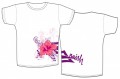 Naish Girls T-Shirt  Flower  - White