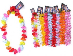 Hawaii Hukilau Lei - Hibiscus Bl�ten Blumenkette