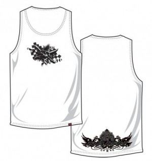 Naish Girls Tank Top tattoo - White