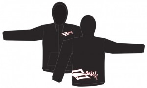 Naish Zipper Hoodie - Diamond Black